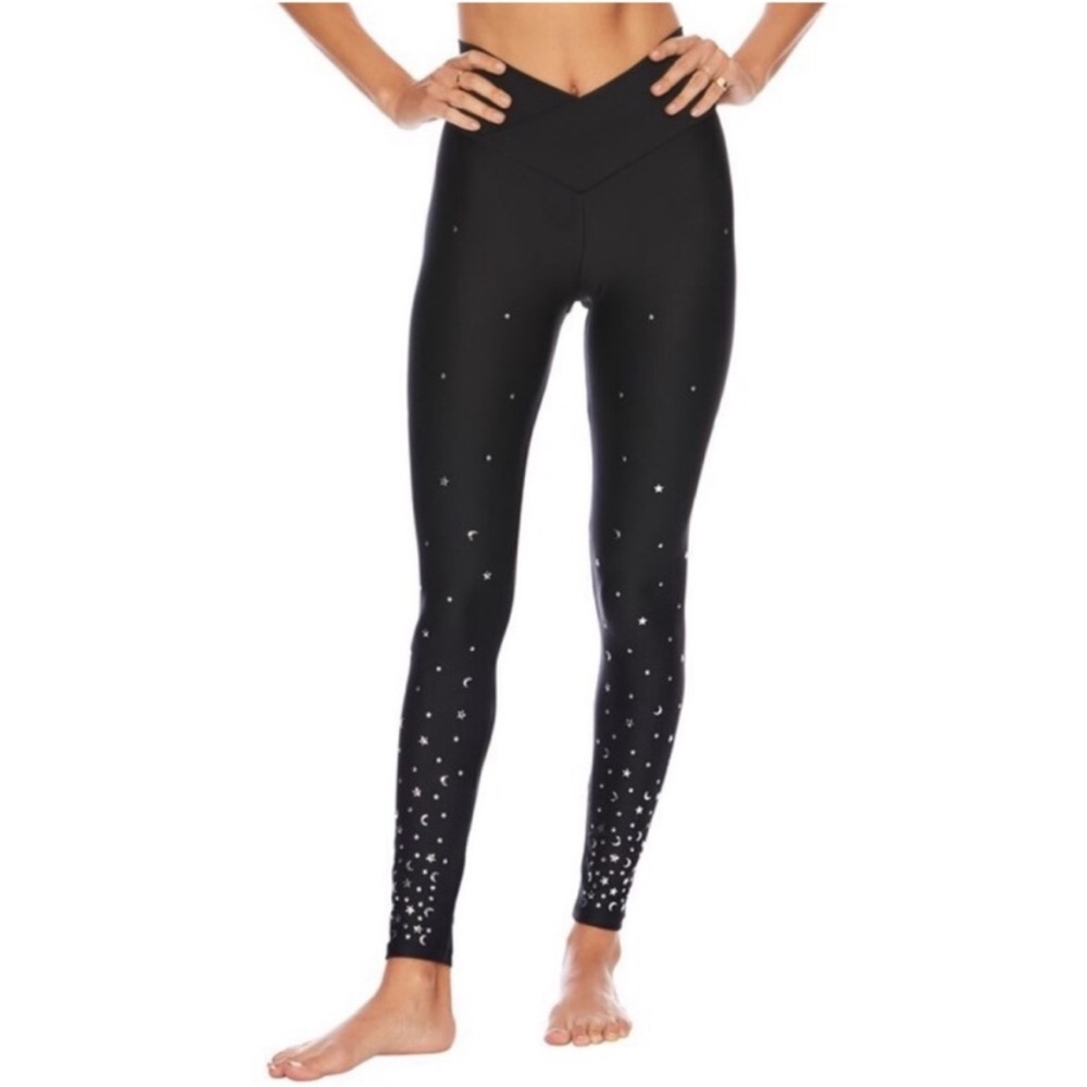 Beach Riot L Sport Celestial Moon Star 0347 Studded Cara Legging large